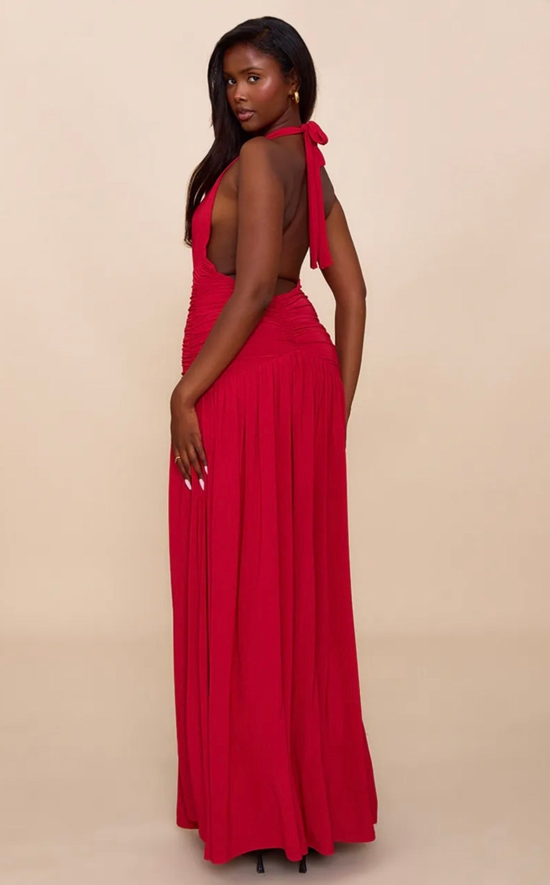 Pretty Little Thing Ruched Maxi