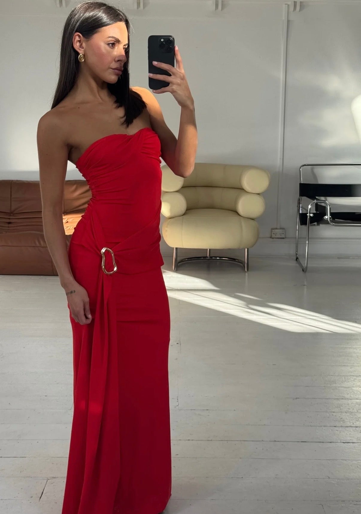 Bronze Snake Kelly Maxi