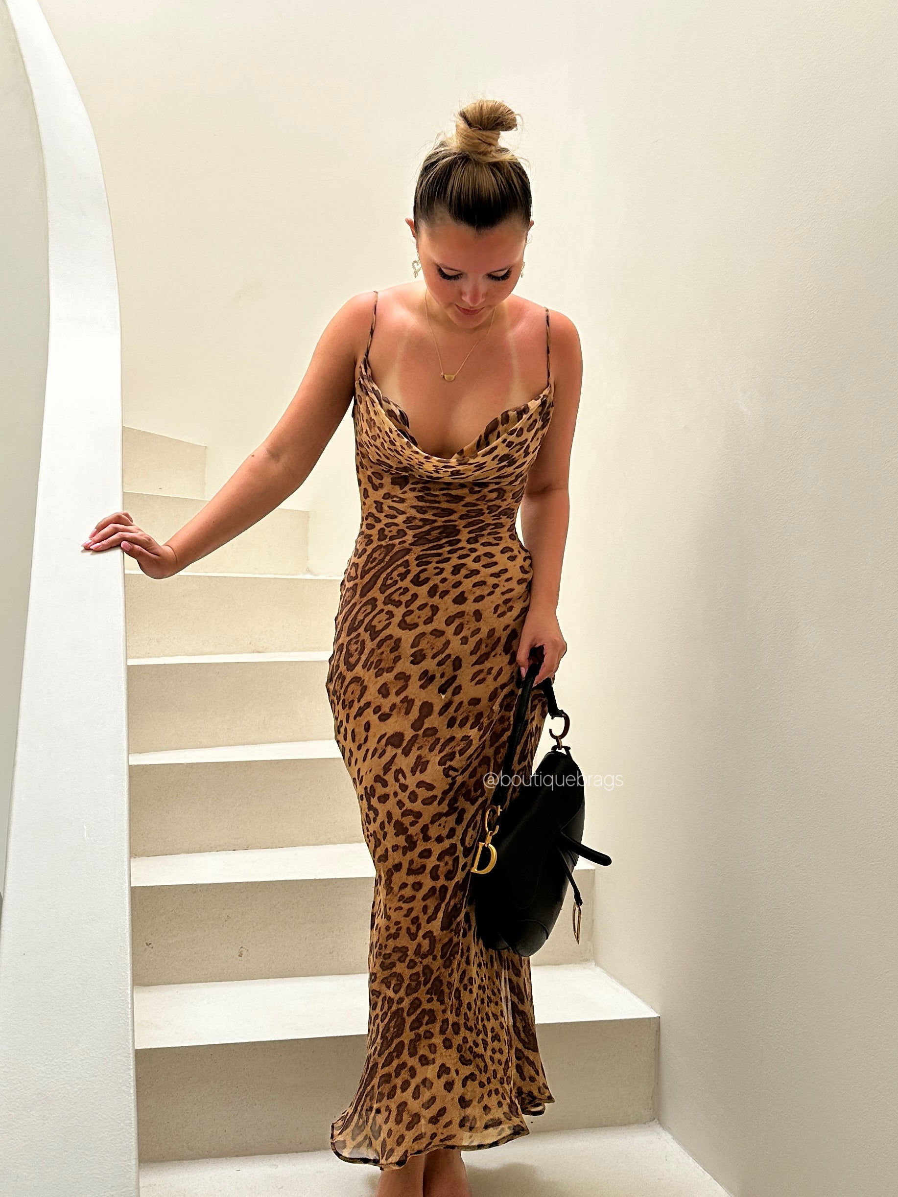 rat and boa valentina dress & Full of spirit and wild at heart Valentina Dress Cowl Neck Cheetah