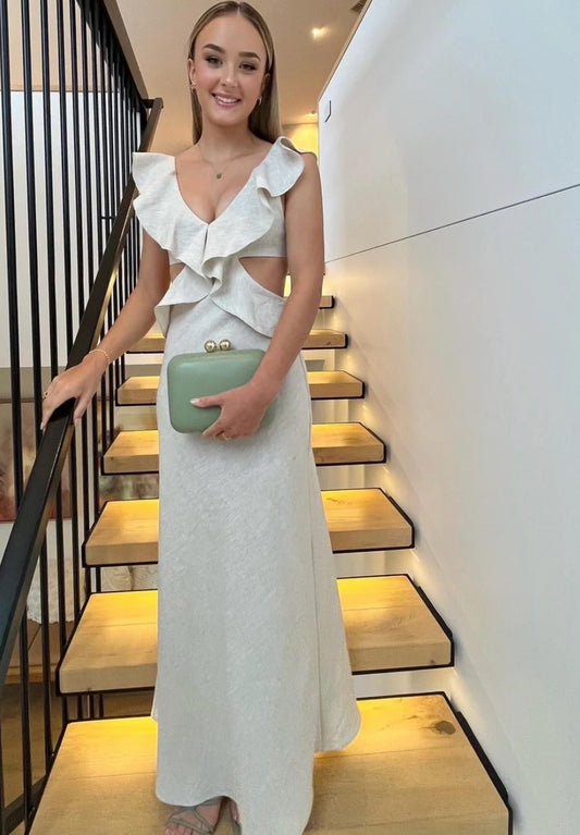 Cienti Flounce Maxi