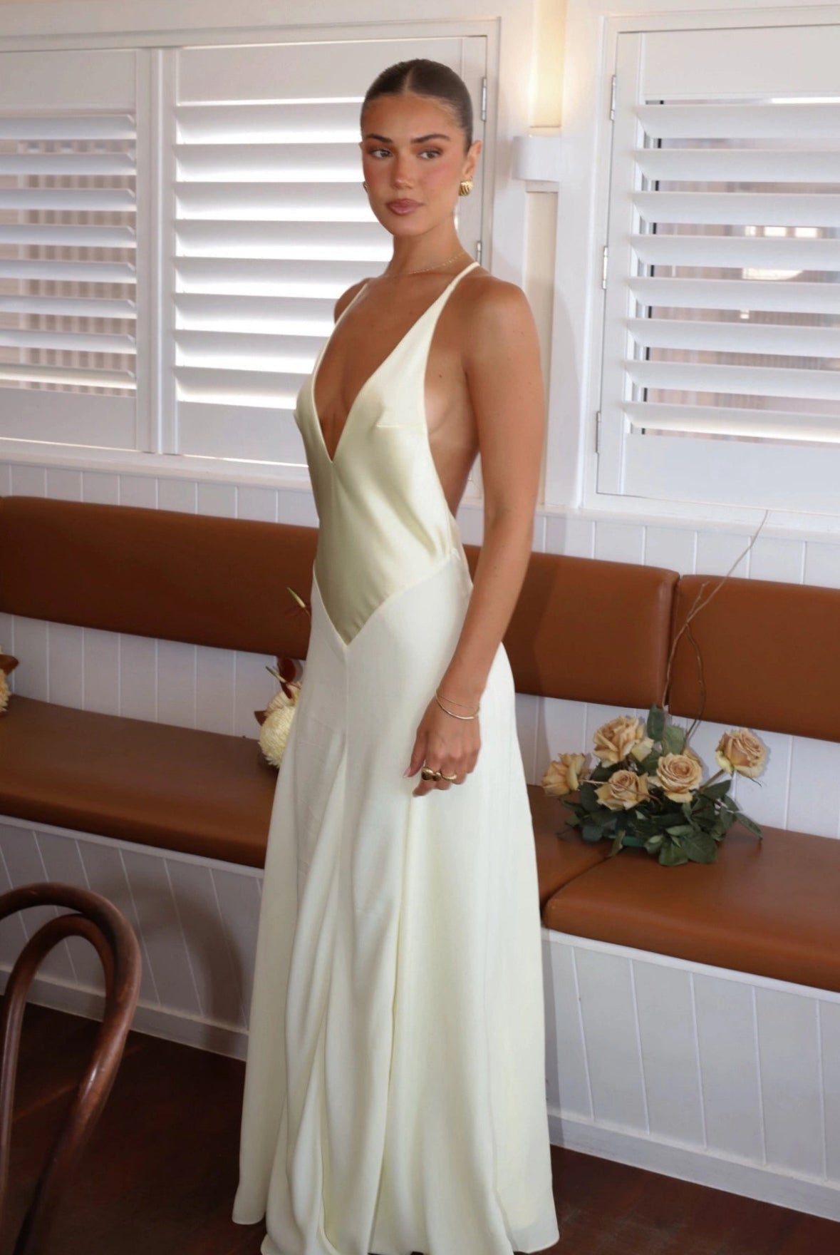 Sneaky Link X Jaz Hand V-Neck Maxi