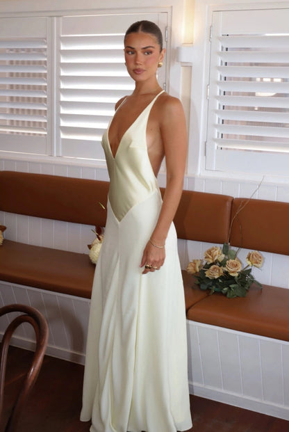 Sneaky Link X Jaz Hand V-Neck Maxi