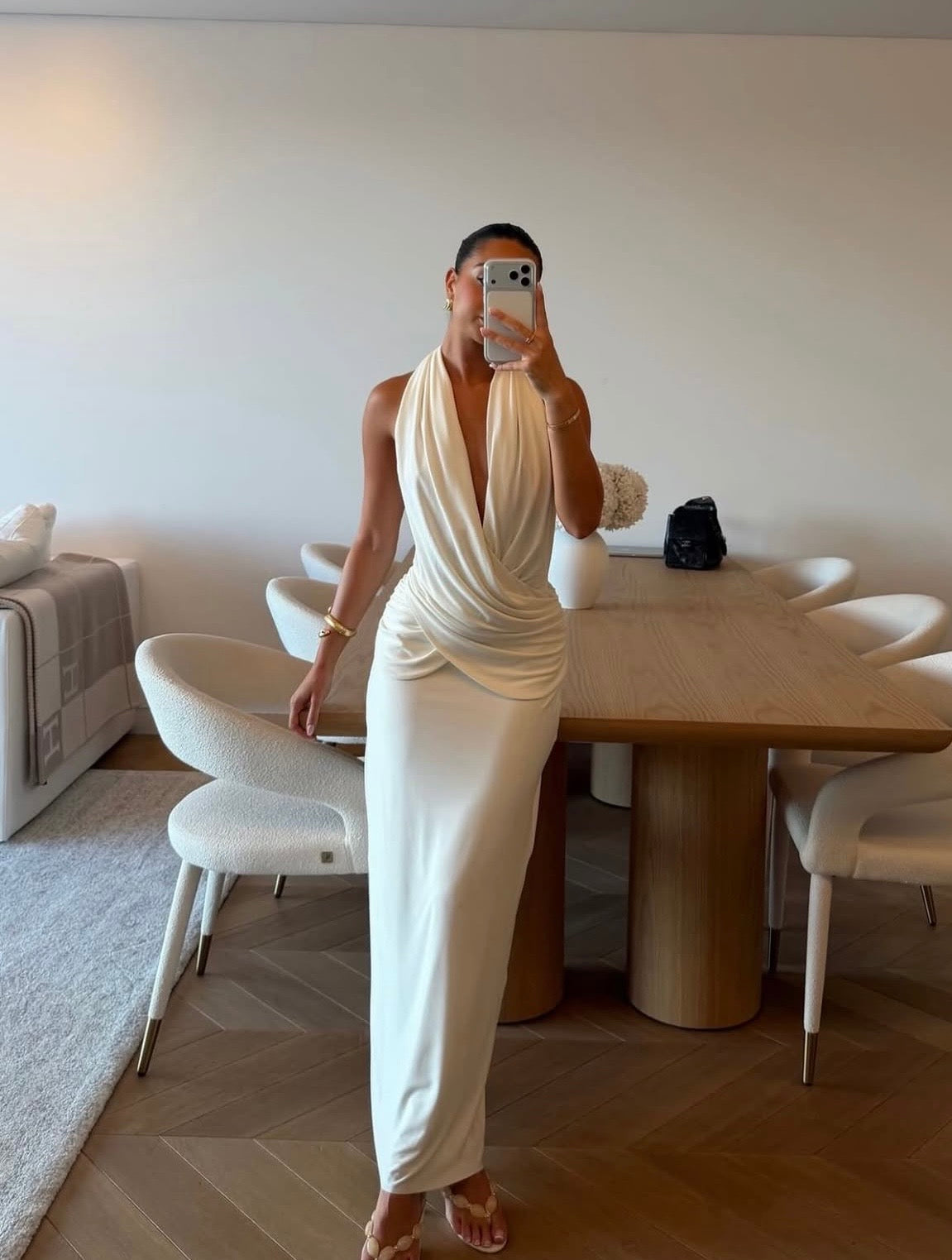 Misha Cabana Cupro Dress