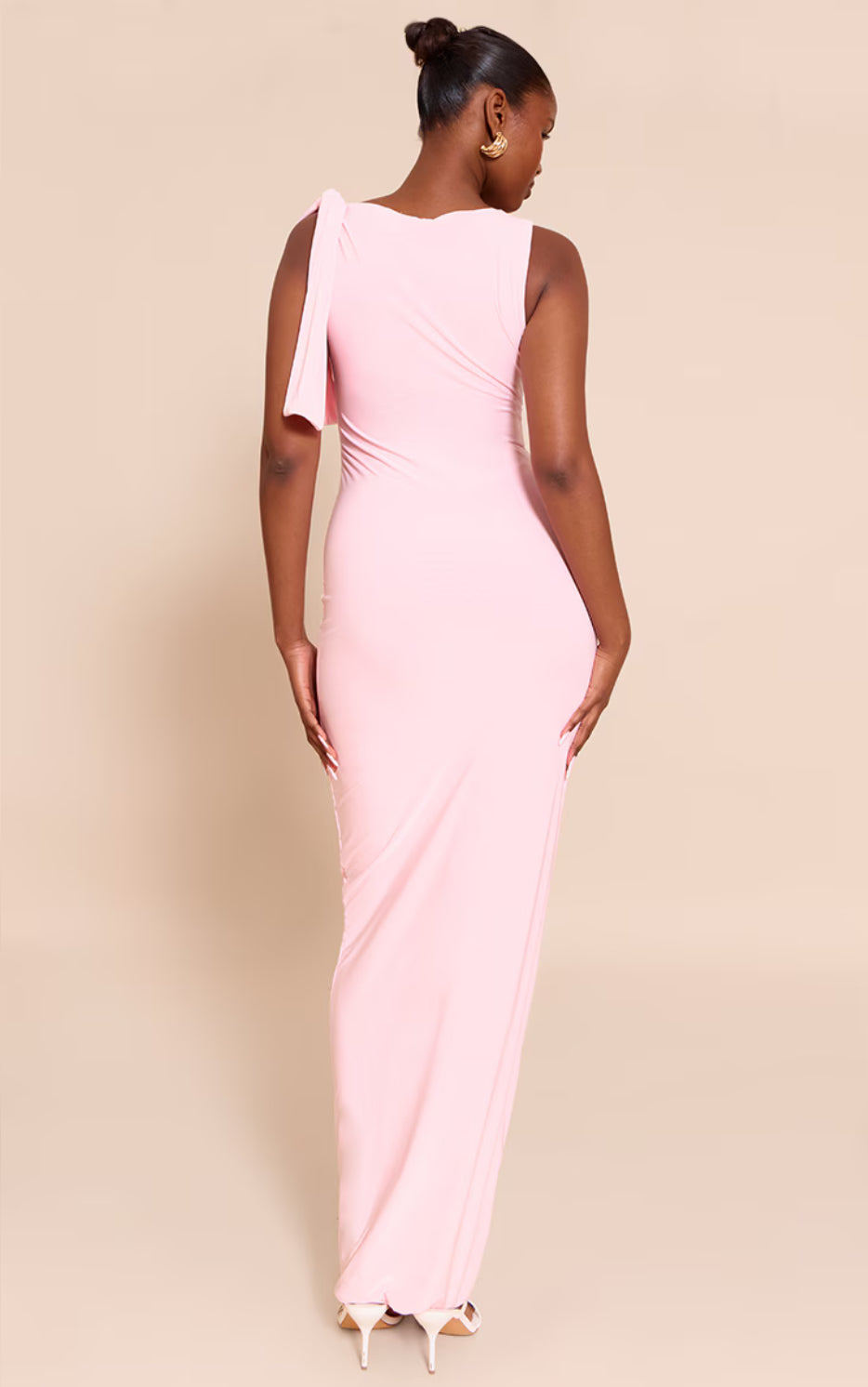 Pretty Little Thing Knot Drape Dress