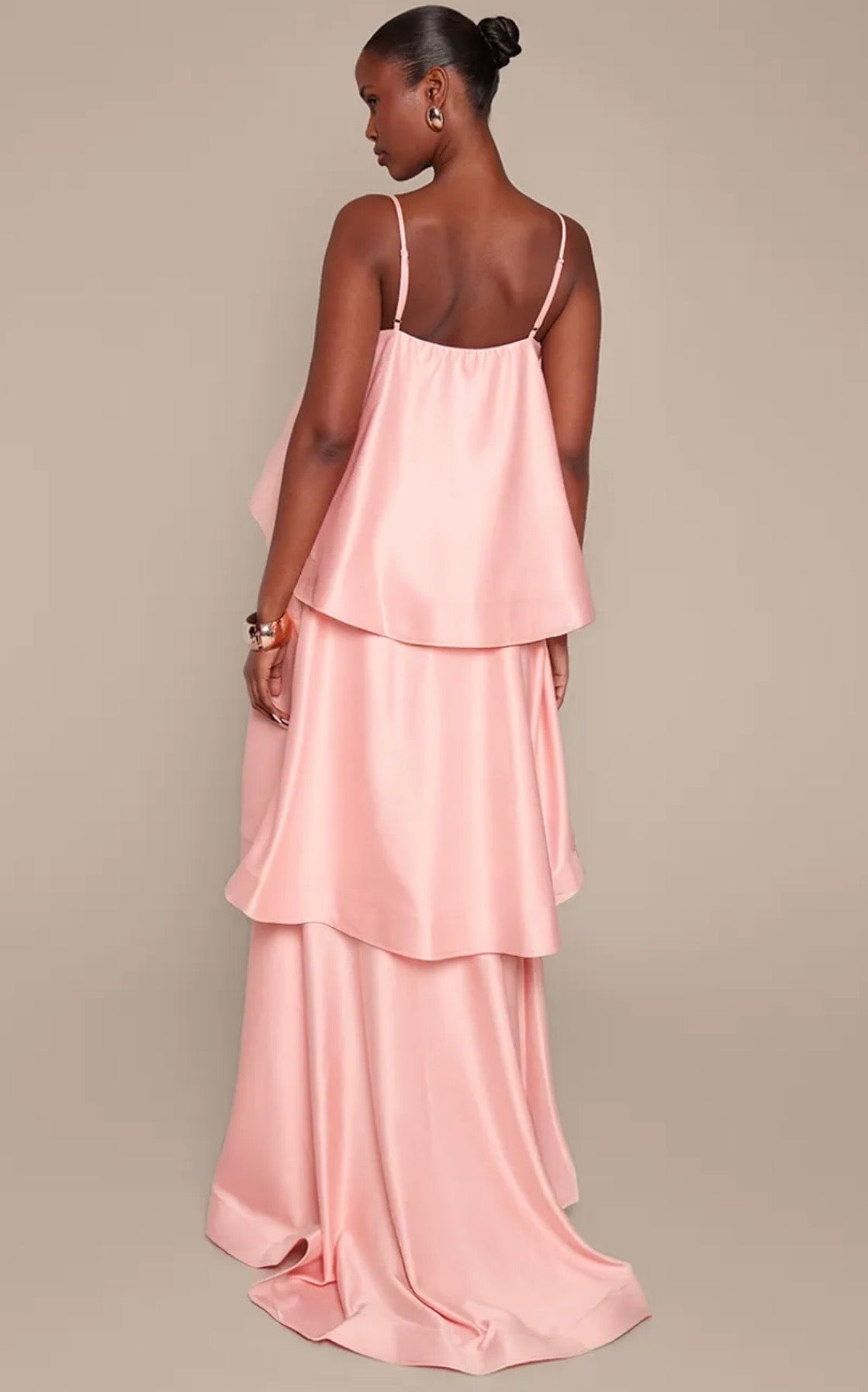 Pretty Little Thing Structured Tiered Maxi