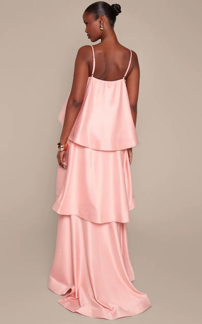 Pretty Little Thing Structured Tiered Maxi