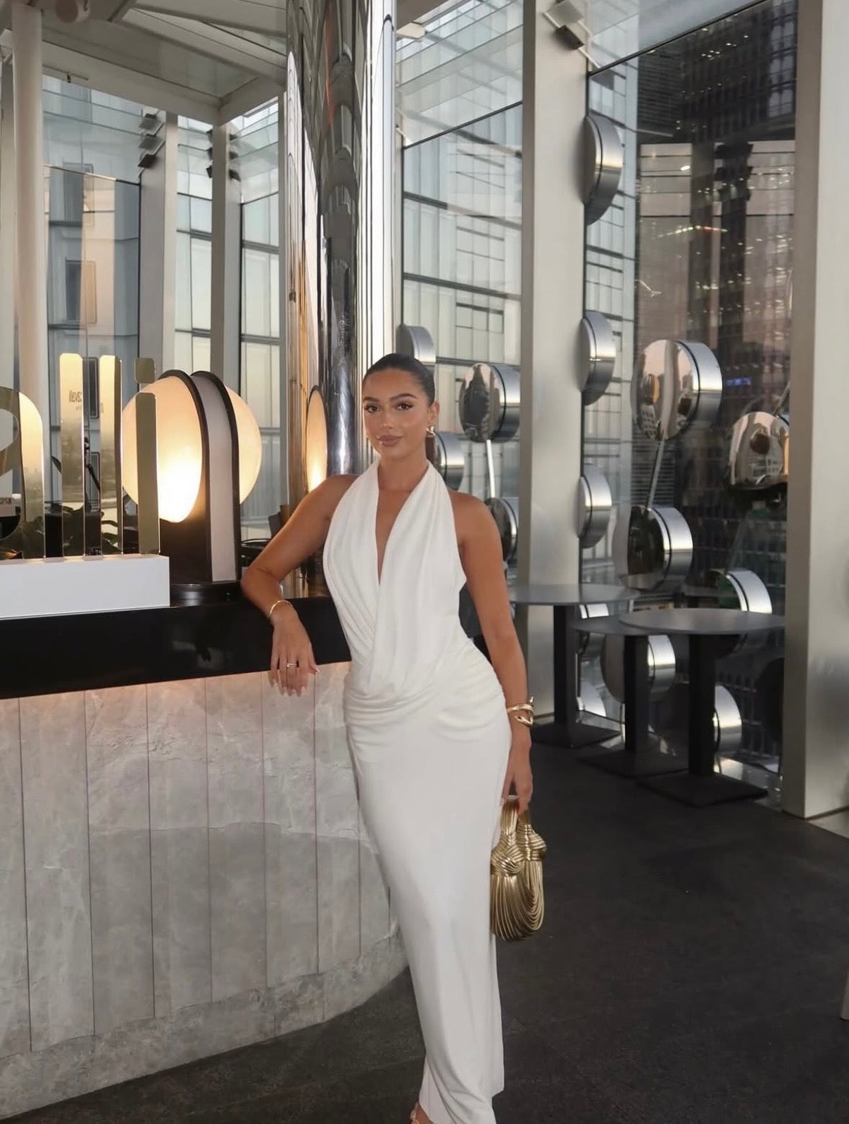 Misha Cabana Cupro Dress