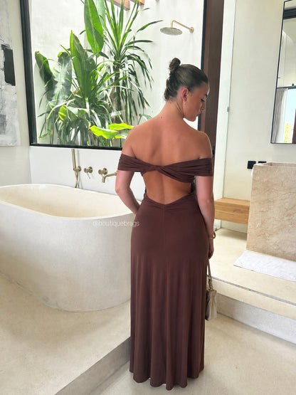 Bronze Snake Amalia Dress