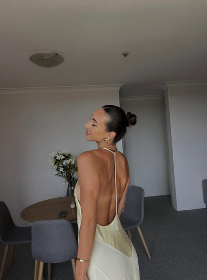 Sneaky Link X Jaz Hand V-Neck Maxi