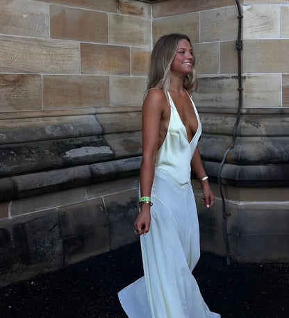 Sneaky Link X Jaz Hand V-Neck Maxi