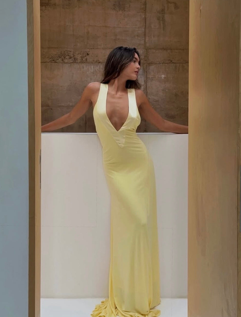 Ance Gria Rosa Gown