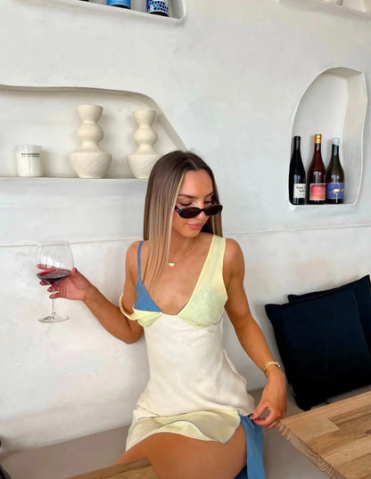 Sir Thames Spliced Dress