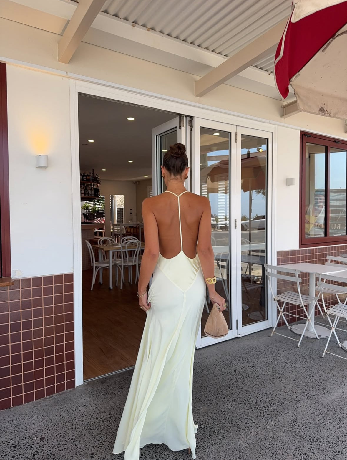 Sneaky Link X Jaz Hand V-Neck Maxi